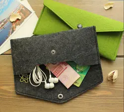 Минималистский почувствовал материал сумки карандаш мешок для очков тканевый Пенал школьный пенал для хранение офисных принадлежностей