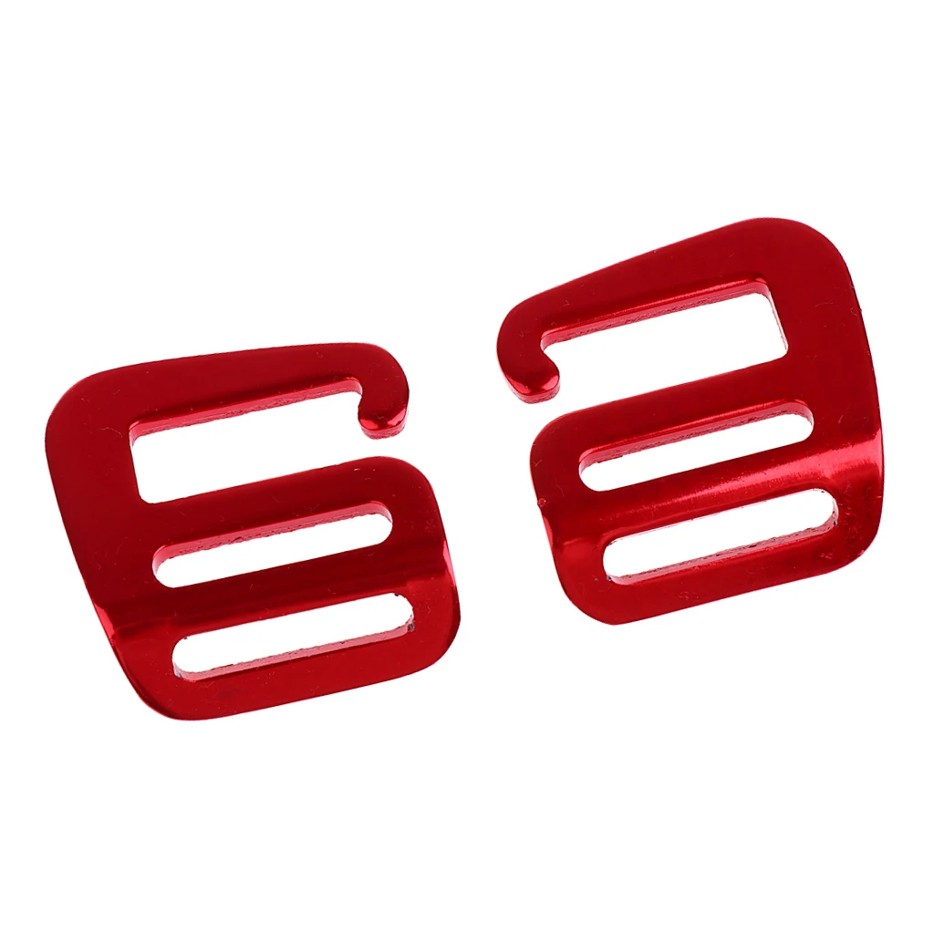 1 pair G Hook Outdoor Webbing Buckle For Backpack Strap 25mm Quick Release Belts Shoes Bags Fasteners D Ring Accessories