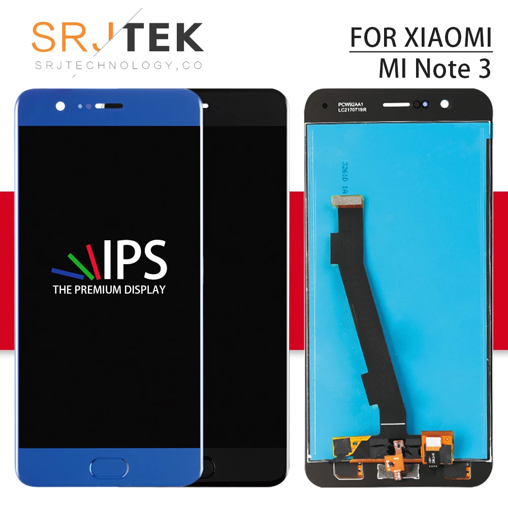 

Srjtek For Xiaomi Mi Note 3 LCD Matrix Touch Screen Digitizer Full Assembly With Frame 5.5'' For Xiaomi Mi Note 3 Display Touch