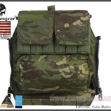 Emerson задняя упаковка на молнии панель для AVS JPC2.0 CPC тактический жилет аксессуар пакет Мультикам тропический EM9286C