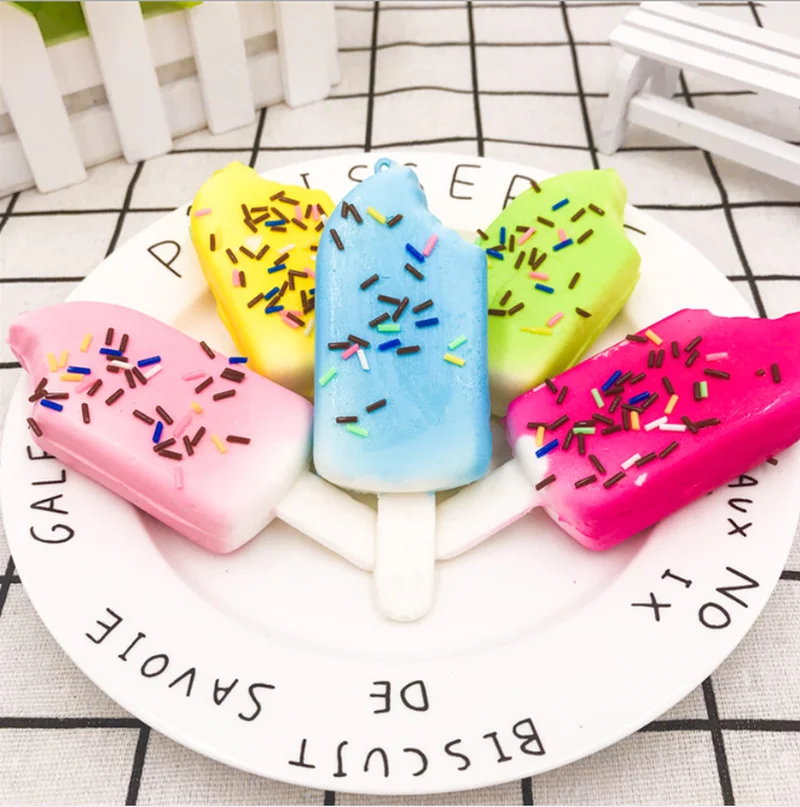 

7cm Slow Rising Squishy Toy Ice cream Shape Relieves Stress Toy Decompression Squeeze Toy for Children Adults Anxiety Attention