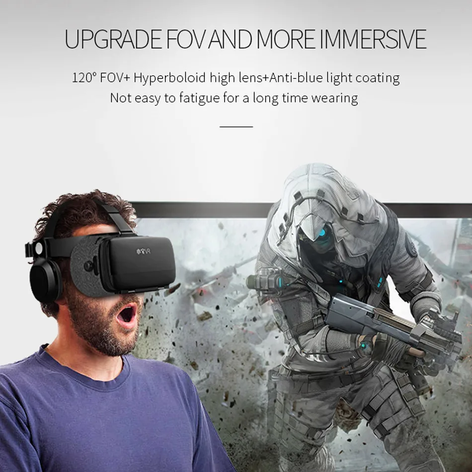 Bobovr Z5 обновление VR Беспроводной версии 120 FOV картонные очки реальности стерео