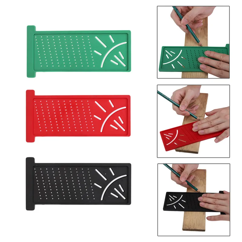 

Aluminum Alloy Precision Woodworking Scribe Mark Line Gauge T-type Cross-out Ruler 3D Measuring Ruler Gauge DIY Carpentry Woodwo