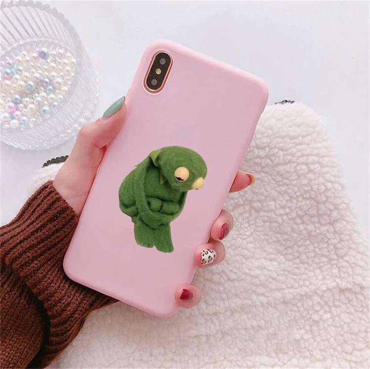 Kermit Meme Мягкий силиконовый чехол для телефона для iphone 6/6 S, 6 Plus/6 S Plus, 7/8, 7 Plus/8 Plus, X, XS, XR, XSMax 11pro