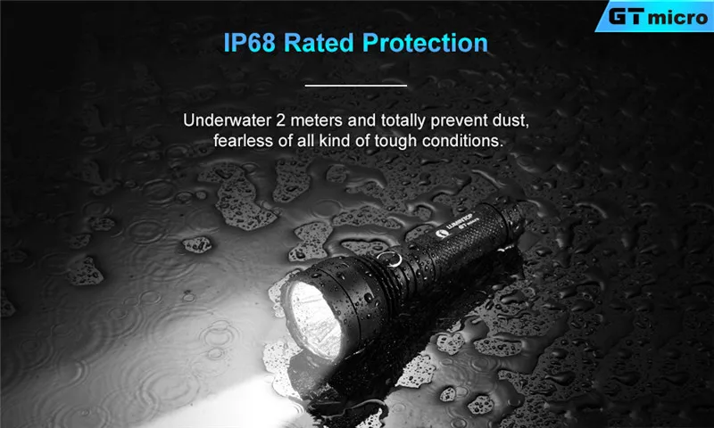 LuminTop GT Micro 1000lm High Power LED Flashlights 400m  Aluminum Alloy Searchlight EDC 14500 Waterproof Torch Light (11)