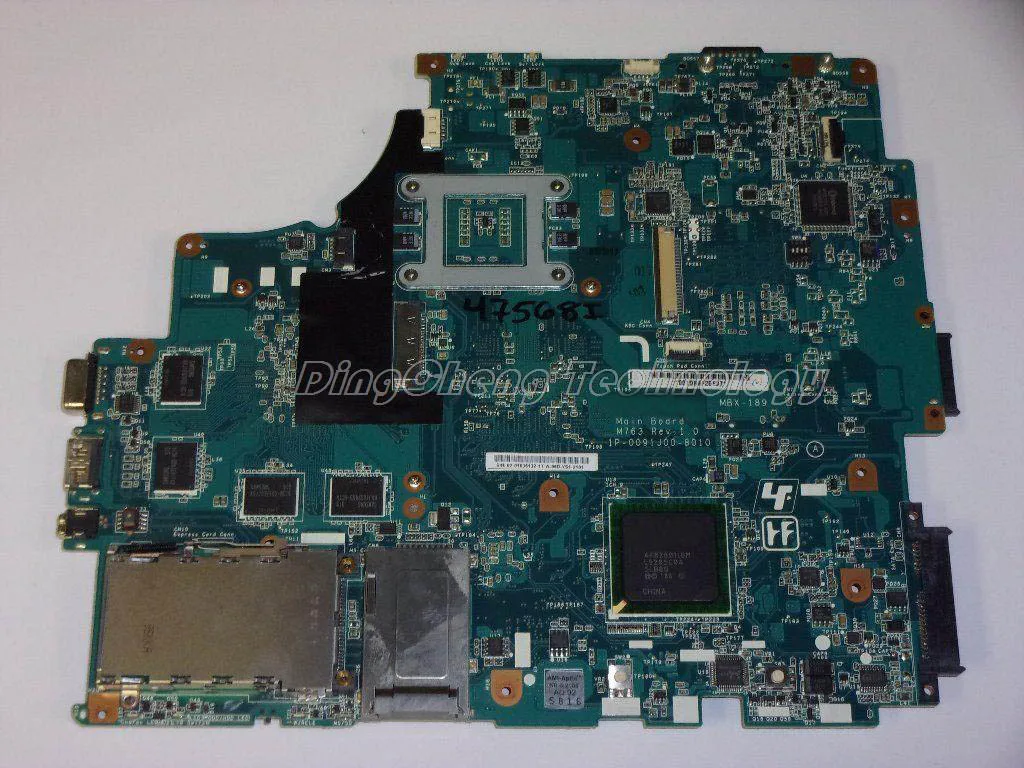 MBX 189 اللوحة لابتوب سوني M763 MBX-189 1P-0091J00-8010 REV: 1.0 مع 8 الفيديو غير متكامل بطاقة جرافيكس