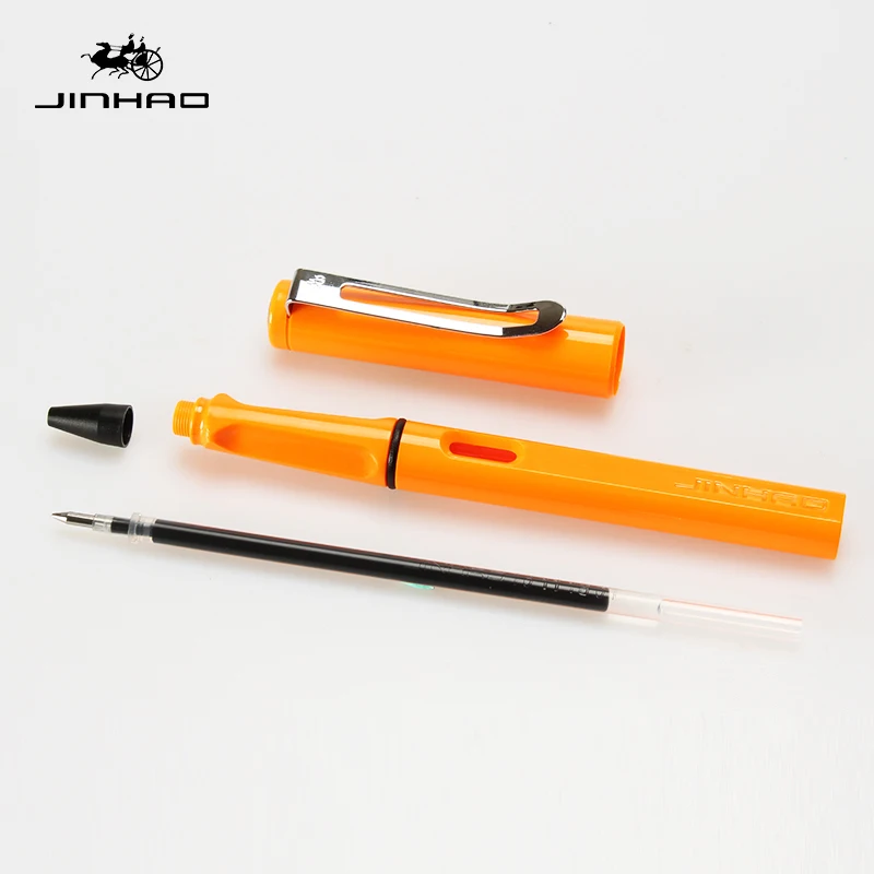 Jinhao 599A модные милые красочные гелевые ручки с 0,5 мм черный высококачественный рефил ABS гелевые подарочные ручки офисные принадлежности Школьные принадлежности