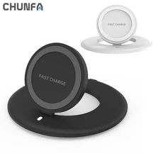 Qi Fast Charging Wireless Charger for Samsung S7 S7Edge Dock Quick Charging Device Desktop Phone Holder Wireless Charger Adapter