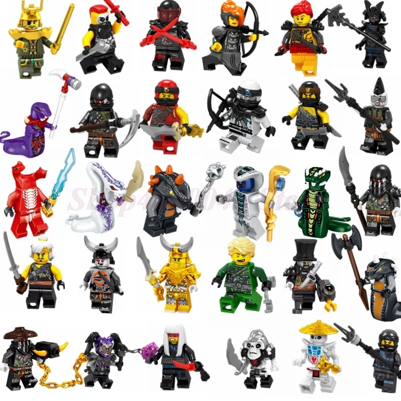 

Ninja Legoing Set Figures Figurine Building Block Movies Kids Toy Compatible Wlth LEOGingly Ninjagos Jay Toy For Children Gift