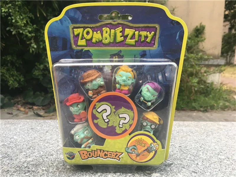 Zombie Zity Bouncerz Мини Фигурки 6+ 2 скрывают специальное издание упаковка игрушек фигурки случайная отправка Новые