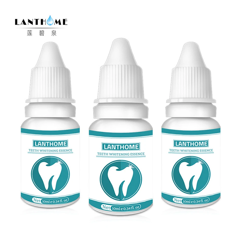 Buy 3pcs Lanthome Teeth Whitening Essence 10ml Dental Whitener White Bright