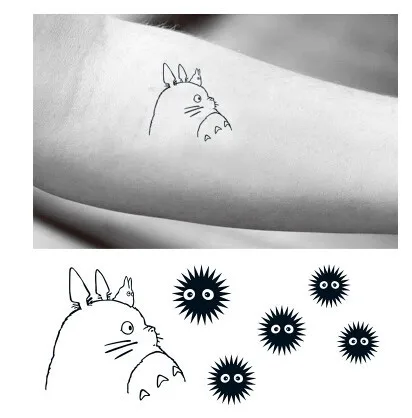 Waterproof Temporary Tattoo Stickers Cute Totoro Cartoon Classic Designs Body Art Man Woman Sex Products Make Up Styling Tools Buy At The Price Of 0 98 In Aliexpress Com Imall Com