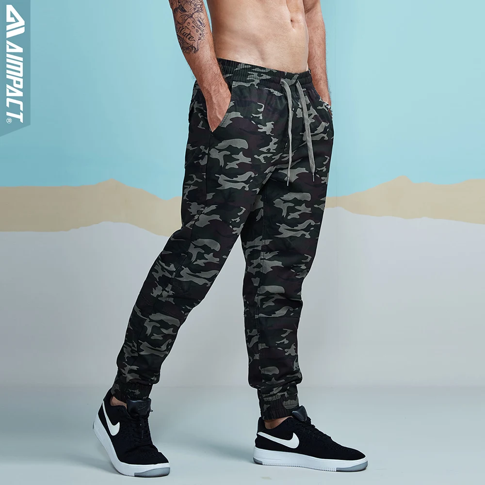 Aimpact 2018 Neue männer Casual Camo Hosen Baumwolle Chino Jogger Hose Mann Ausgestattet Spur Twill Hosen Männlichen Camouflage Hose 2AM5012