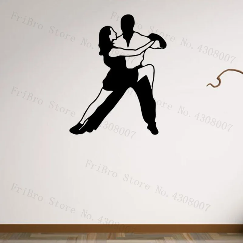 International Dance Latin dance Protect the school classroom studio decorative laminated glass wall stickers | Дом и сад