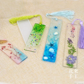 

Rectangle Silicone Bookmark Mold DIY Mould DIY Craft Resin Molds DIY Pendant Charms Bookmark Mould For Resin Jewelry Making