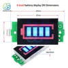 4.2V 1S Li-po Li-ion Lithium Battery Capacity Indicator Module Blue Display Electric Vehicle Battery Power Tester ► Photo 3/6