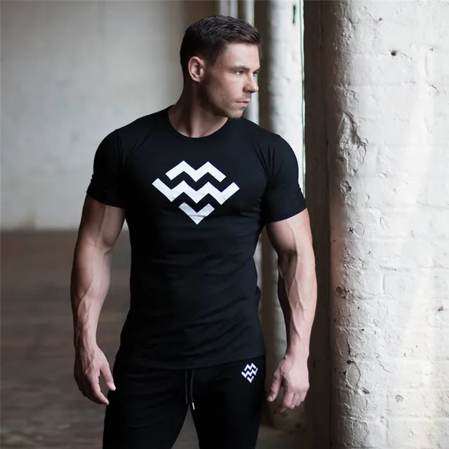 Aliexpress.com : Buy Brand Mens muscle T shirt bodybuilding fitness men ...