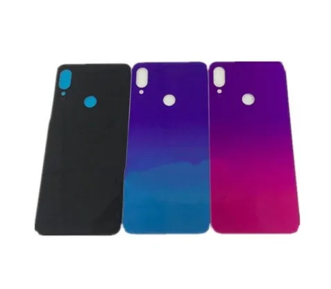 10 шт. заднее стекло для Xiaomi note 7 для Redmi Note7 Крышка батарейного отсека задняя дверь корпус+ пластыревый заменитель запчасти