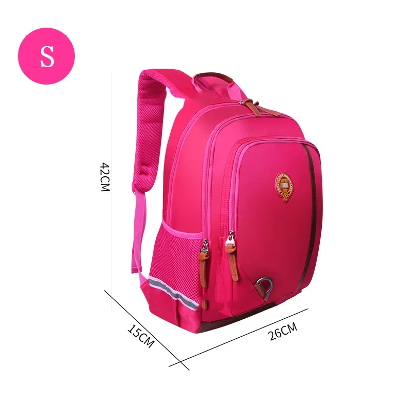 Детская школьная сумка с героями мультфильмов, рюкзак, водонепроницаемый рюкзак, детская школьная сумка для девочки, сумка для мальчика, рюкзак для начальной школы, сумка enfant - Цвет: Small Pink