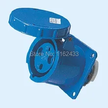 125A Американская классификация проводов 2р E 3 pin 220-240 V IP67 343 однофазный водонепроницаемые промышленный флеш закрепляемая розетка