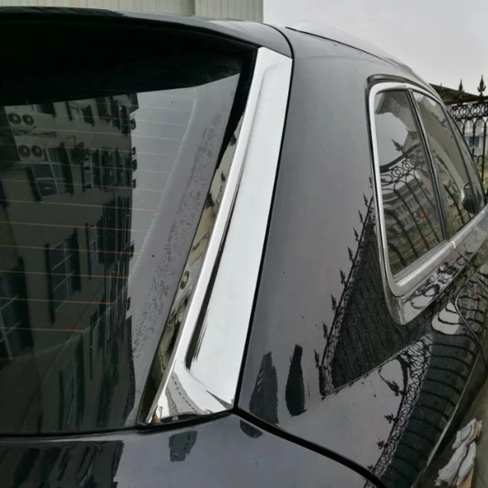Для Audi Q7 2016 2017 2018 ABS хром внешний задний багажник спойлер оконная полоса молдинг