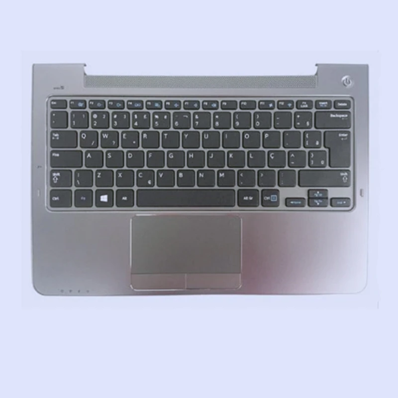 

New Original Gray Laptop palmrest with Brazil BR standard Keyboard for SAMSUNG NP530U3B NP530U3C 530U3B 530U3C