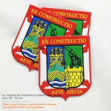 Новая индивидуальная нашивка для RE constlyccuibes AEVI MEDIA Iron на нашивках флаг вышитые настройки для одежды бренд