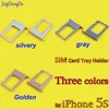 High quality SIM Card Holder Tray Slot for iPhone 5S Replacement Adapter SIM Card Tray Holder Socket for Apple Accessories Tools