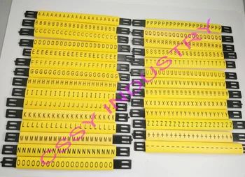 

28pcs/lot freeshipping MS-65mm cable marker line and 4mm2 Flat cable marker ABCDFEFGHIJKLMNOPQRSTUVWXYZ +-different Letter
