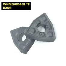 10 Шт. Внешние Инструменты Токарные WNMG432 WNMG080408 TF IC908/IC907 вставки Карбида Токарный резец Инструмент Для Резки С ЧПУ Инструменты Tokarnyy