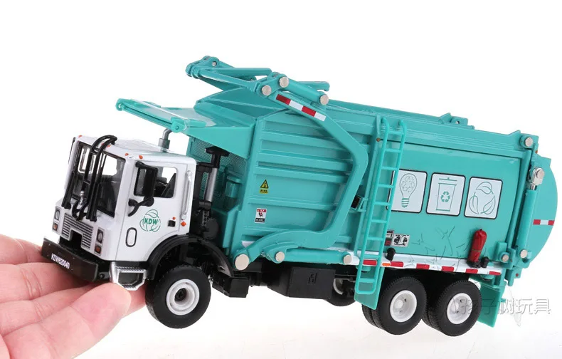 1:24 детский сплав мусоровоз игрушечный автомобиль модель литья под давлением инженерный материал транспорт