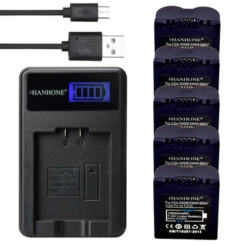 

5PCS 1600mAh DMW-BMA7 CGR-S006E CGA-S006 Camera Battery+LCD Charger For Panasonic Lumix DMC-FZ7 FZ18 FZ8 FZ35 FZ28 FZ38 FZ28S