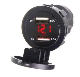 Автомобильный прикуриватель светильник Разветвитель 12 24 В 2 порта USB 5 4 А