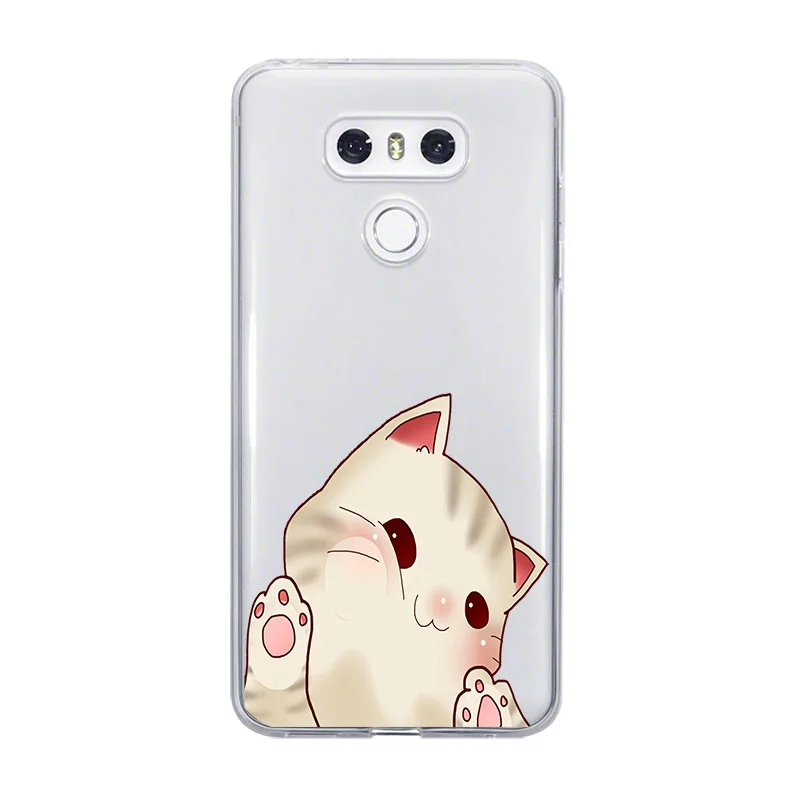 Ciciber щенок крышка с котенком для LG G6 G7 G5 G4 V20 V30 V35 V40 THINQ мягкий чехол для телефона для LG K8 K7 K10 K4 K9 K11 плюс - Цвет: Patterned 4