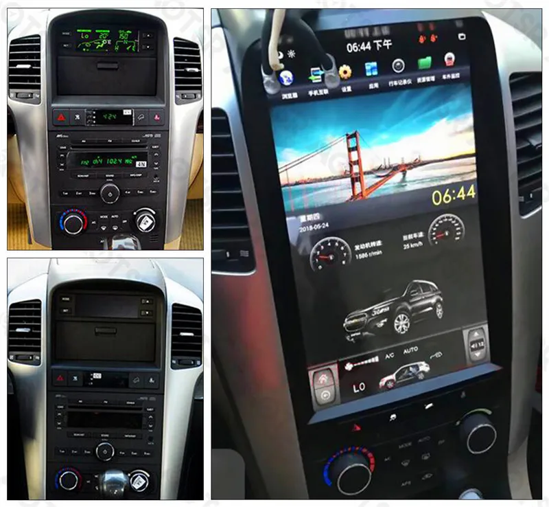 Excellent Android 6.0 Tesla style Car DVD Player GPS Navigation For Chevrolet Captiva 2008 2009 2010 2011 2012 headunit multimedia radio 3