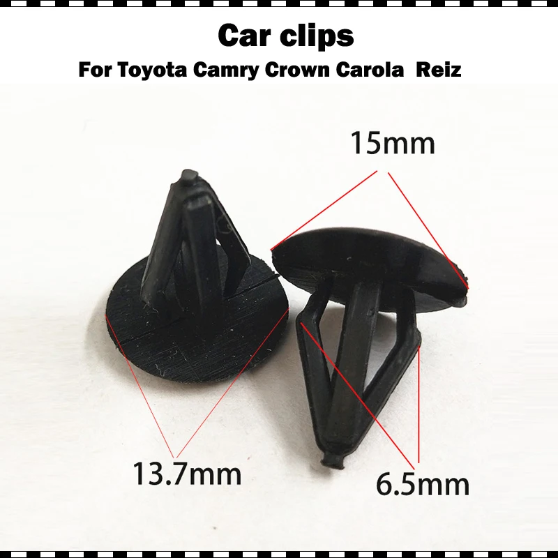 

Car Clips Fastener High quality Nylon Shield Retainers Rivets Sealing Strip Floor Fixed Clip for Toyota Camry Crown Corolla Reiz
