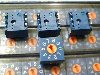 2 шт. поворотный переключатель ALCO SMD 0 9 10 переключателей DRD10CS кодирование