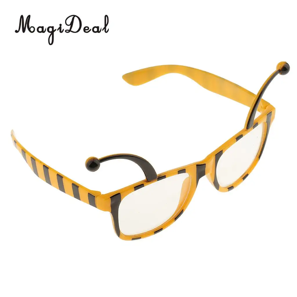 Fashion Adults Kids Insect Bumble Bee Headband Eyeglasses Birthday Fancy Dress Party Costume Props Yellow