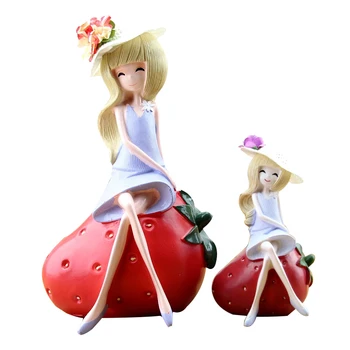 

Home Decor Doll Piggy Bank Ornament Gift Resin Miniature Beautiful Girl Figurine Ornaments Decoration Gifts Desktop Crafts Gifts