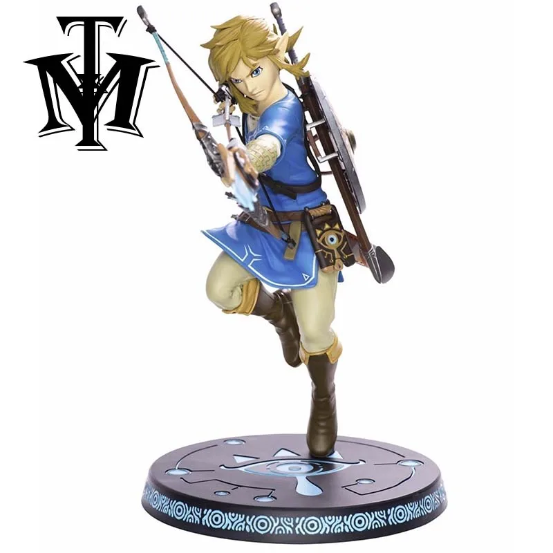 

Anime Game The Legend of Zelda Breath of the Wild Link Statue PVC Painted Figure Collectible Model Toys 10inch Original box