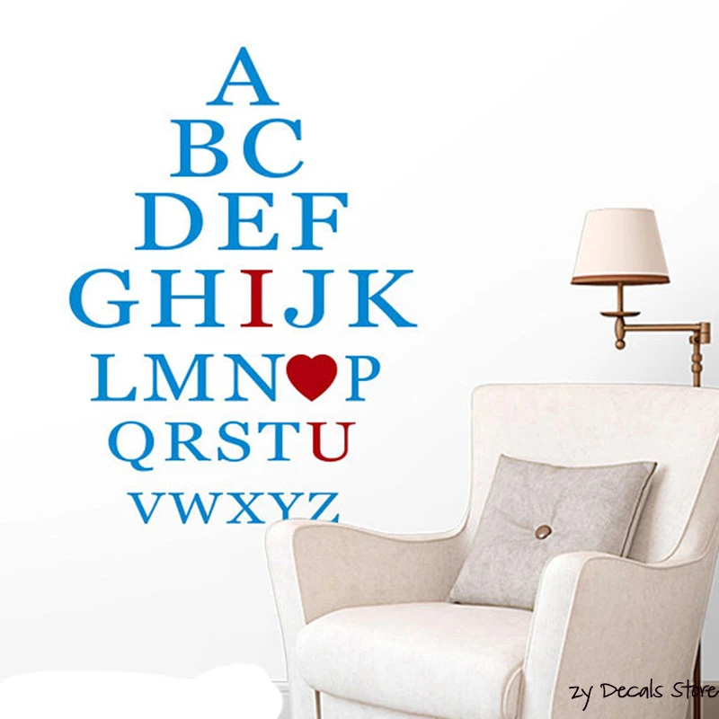 alphabet wall decals for playroom