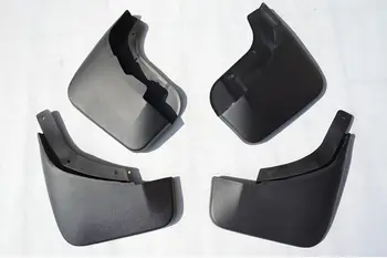 

4 pcs/set Car Styling Mudguard ABS Plastic Mud Guard For AUDI Q7 Fend* Belt good quality Professional Mud Flaps DHL freeshipping
