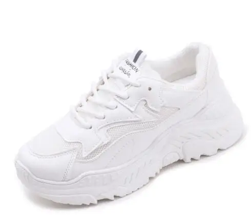 

2019 women's shoes summer flame white shoes women's shoes fashion brand breathable platform mesh shoes
