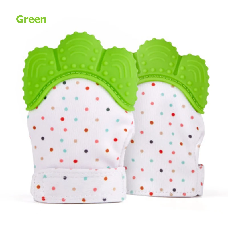 Food Grade Silicone Baby Molar Gloves Silicone Teether Gloves For 6 Months Infant Dental Care Toothbrush Durable BPA Free WT0400 (2)