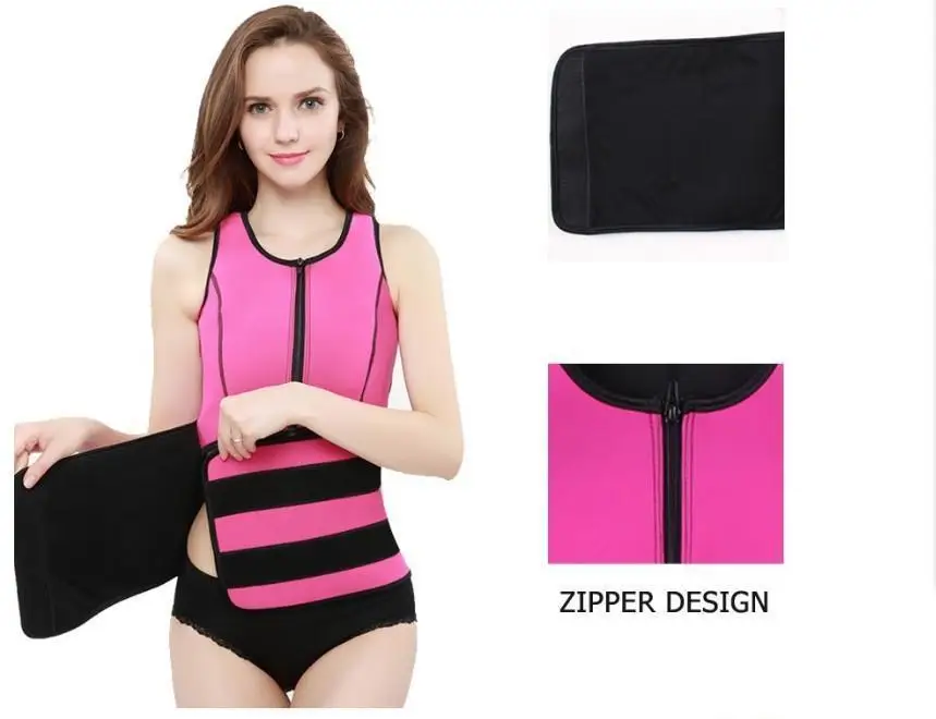 

1pcs Neoprene Hot Shaper Sauna Body Shaper belt Slimming Waist Adjustable Sweat wraps fat burn