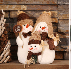 Рождественское украшение 52-85 см, выдвижные Рождественские куклы, большие игрушки Санта Клауса, снеговика, детские подарки на год