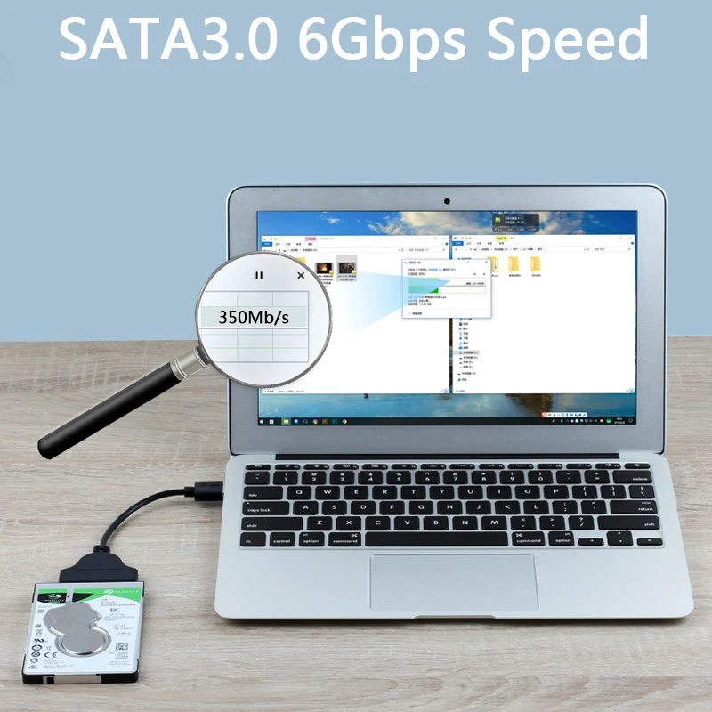 Адаптер SATA USB3.0 кабель конвертер 22 pin для 2 5 дюймового HDD SSD жесткого диска ноутбука