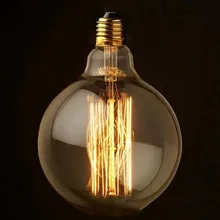 Античная Винтаж Edison E27 лампочка арт-деко Размеры 125 мм 220 V G125