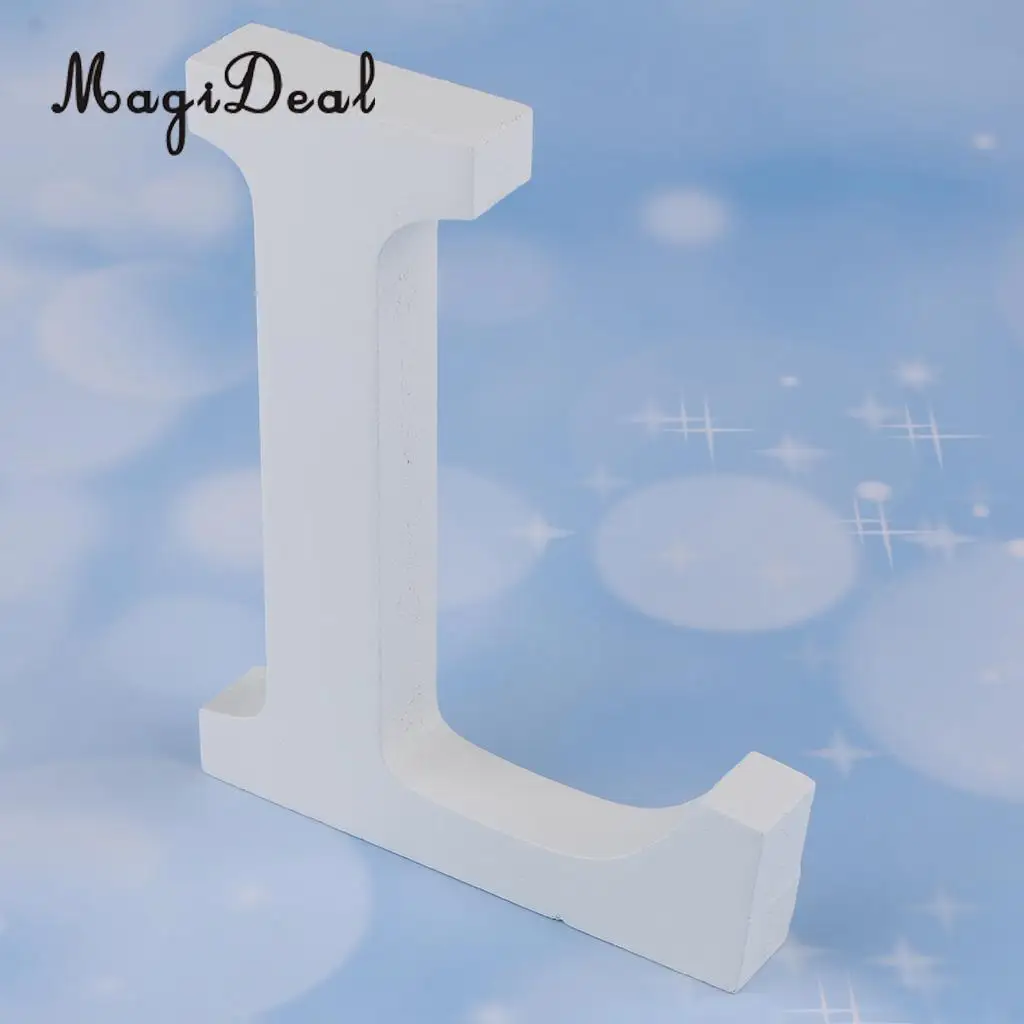 DIY Wooden Alphabet Letters Sign Plaque Wall Art Hanging Decor Decal Wedding Baby Shower Party DIY Decoration