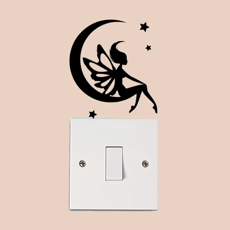 WANGZHIMING new cartoon DIY 3d wall stickers for kids rooms Elves for